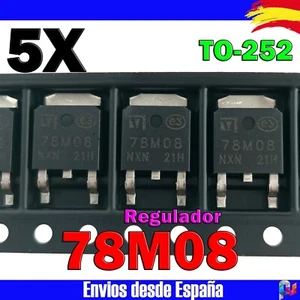 5x 78M08 Regulador TO-252 - Imagen 1 de 1