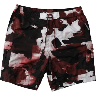 DOLCE & GABBANA Swimwear Multicolor Camouflage DG Logo Beachwear Shorts IT4 / S - Image 1 of 4