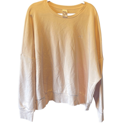 VETEMENTS Felpa donna Adidas cipria rosa tre XL