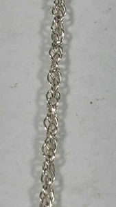 18" DESIGNER NC 925 LINK CHAIN 1.45g STERLING SILVER NECKLACE - Picture 1 of 6