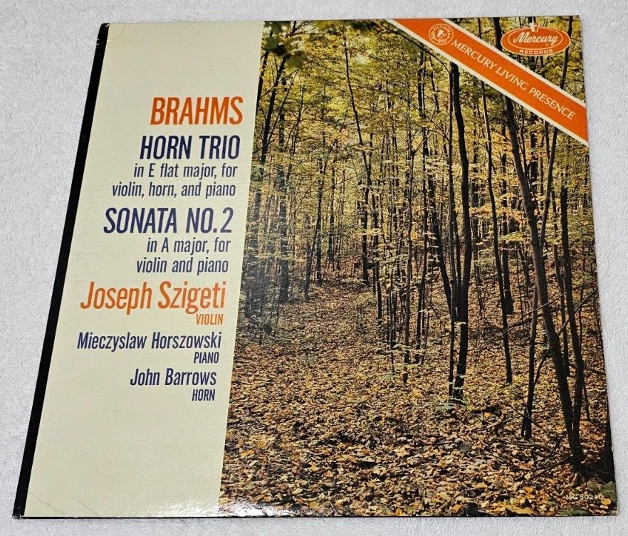 Brahms Horn Trio Sonata No.2 Szigeti Mercury SR90210 Original DG Colored Back NM - Image 1 of 3