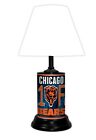 Lampe de bureau/de table Chicago Bears NFL avec abat-jour blanc