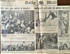 1922 News Clipping King & Queen in Belgium 135 Boys to Australia Isabel Jeans .. - Picture 1 of 5