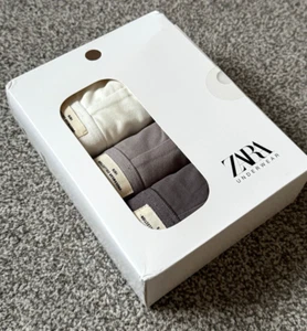 Rare New in Box - ZARA Man Soft Feel Peached Boxer 3 Pack Underwear - Size XL - Picture 1 of 12