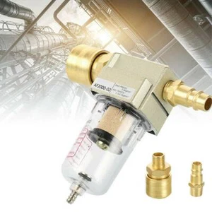 Druckluftfilter Wasserabscheider Ölabscheider INKLUSIVE 1/4" Schnellkupplung - Bild 1 von 11