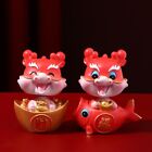 Adorable Shaking Head Dragon Ornament for Spring Festival Table Decoration