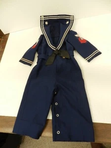 Maglione pagliaccetto tuta marinaio vintage BAMBINI BAMBINO - Foto 1 di 14