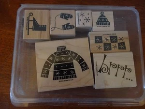 Stampin Up Bundle Up Stamp Set of 7 - Imagen 1 de 1