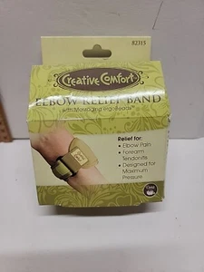 Unique Green CREATIVE COMFORT Elbow Relief Band with Massaging Ergobeads - Picture 1 of 5