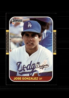 1987 Donruss - Jose Gonzalez #525 (RC) - Image 1 of 2