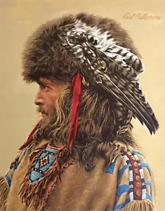 PAUL CALLE MOUNTAIN MAN "THE TRAPPER" LIMITED EDITION SIGNED PRINT, MINT - Picture 1 of 1