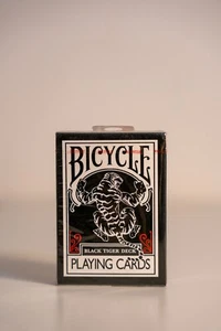 Mazzo di carte da gioco Bicycle - Black Tiger Deck - 2017 - Foto 1 di 5