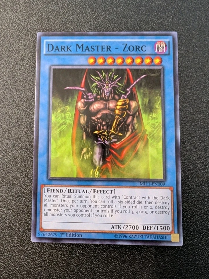 Dark Master - Zorc MIL1-EN009 Common 1st Edition NM - Image 1 of 1