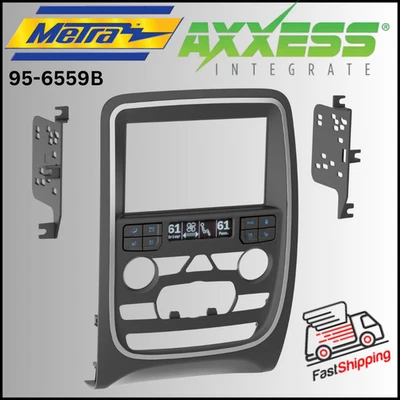 METRA AXXESS 95-6559B /DOUBLE DIN CAR RADIO DASH KIT FOR 2014-2020 DODGE DURANGO - Image 1 of 4