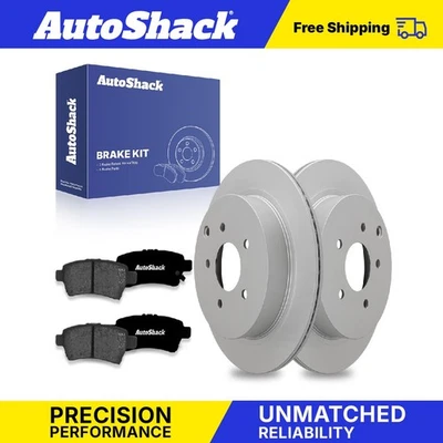 Rear Brake Rotors Premium Ceramic Pads for 2005-2012 Nissan Pathfinder V6 - Image 1 of 4