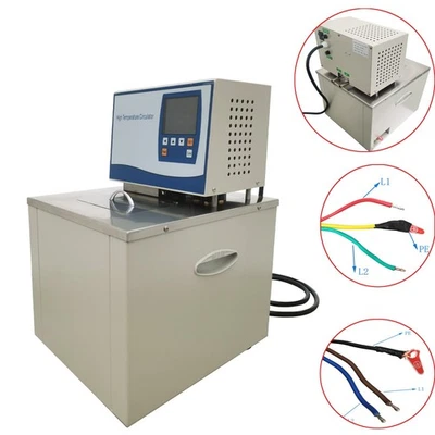 Aceite circulador de alta temperatura temperatura temperatura baño ~300 °C para evaporador reactor 15L Foto 1 de 4
