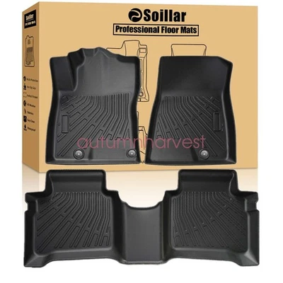 Alfombrillas forro para Kia Niro FHEV 2023-2025 4 puertas delanteras-traseras TPE para todo tipo de clima Foto 1 de 4