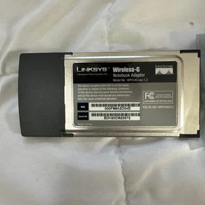 Linksys Wireless-G Notebook Adapter WPC54G Ver 1.2 - Photo 1/2