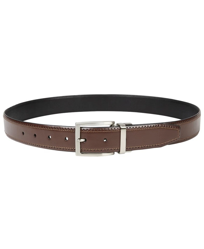 Club Room мужской двусторонний эластичный ремень XL новый с ярлыком - Изображение 1 из 1