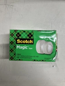3M Scotch Magic Tape, 3/4" X 1500" Per Roll, 8 XL Rolls (50% more) - Picture 1 of 5