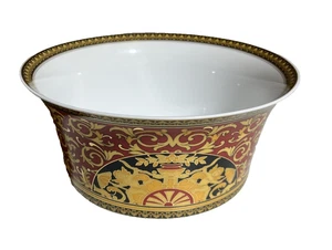 Versace Rosenthal Medusa Red Vegetable Serving Bowl Large 9 7/8" - Picture 1 of 6