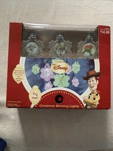 NEW DISNEY TOY STORY 8 CHRISTMAS BLINKING STEADY LIGHTS NIB - Picture 1 of 11