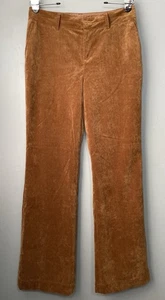 Coldwater Creek Pants Womens Size 8 Brown Pinwale Corduroy Trousers Equestrian - Picture 1 of 13