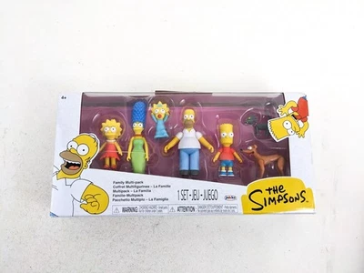 Paquete de figuras de 2,5" de Los Simpson Jakks Pacific Homer Marge Bart Lisa Foto 1 de 4