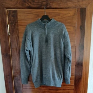 Callaway Golf Men's Merino Wool 1/4 Zip Lined Pullover/Windbreaker, Medium - Picture 1 of 6