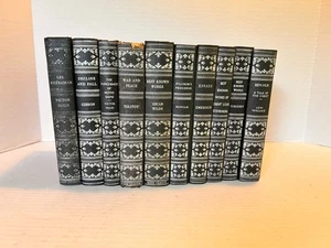 Set of 10 Vintage The Book League of America 1940s Classics Novels Hardcover - Picture 1 of 11