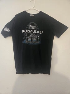 One 2024 Black Formula 1 T- shirt. Pre-Owned. - Picture 1 of 4