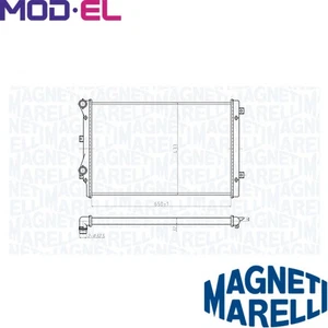 RADIATOR ENGINE COOLING 350213852000 FOR VW CADDY/IV/Box/Body/MPV/ALLTRACK/III - Picture 1 of 9