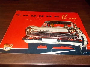 1958 Ford Taunus / Germany Deluxe 16-Page Sales Catalog - Imagen 1 de 4