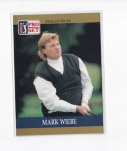 MARK WIEBE 1990 PRO SET OFFICIAL PGA TOUR GOLF CARD-SHIPS FREE - Picture 1 of 24