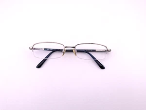 Prada Eyeglasses, Frames Only, VPR 51G 5AV-1O1 Silver, 52-18-135, Metal, Italy - Picture 1 of 14