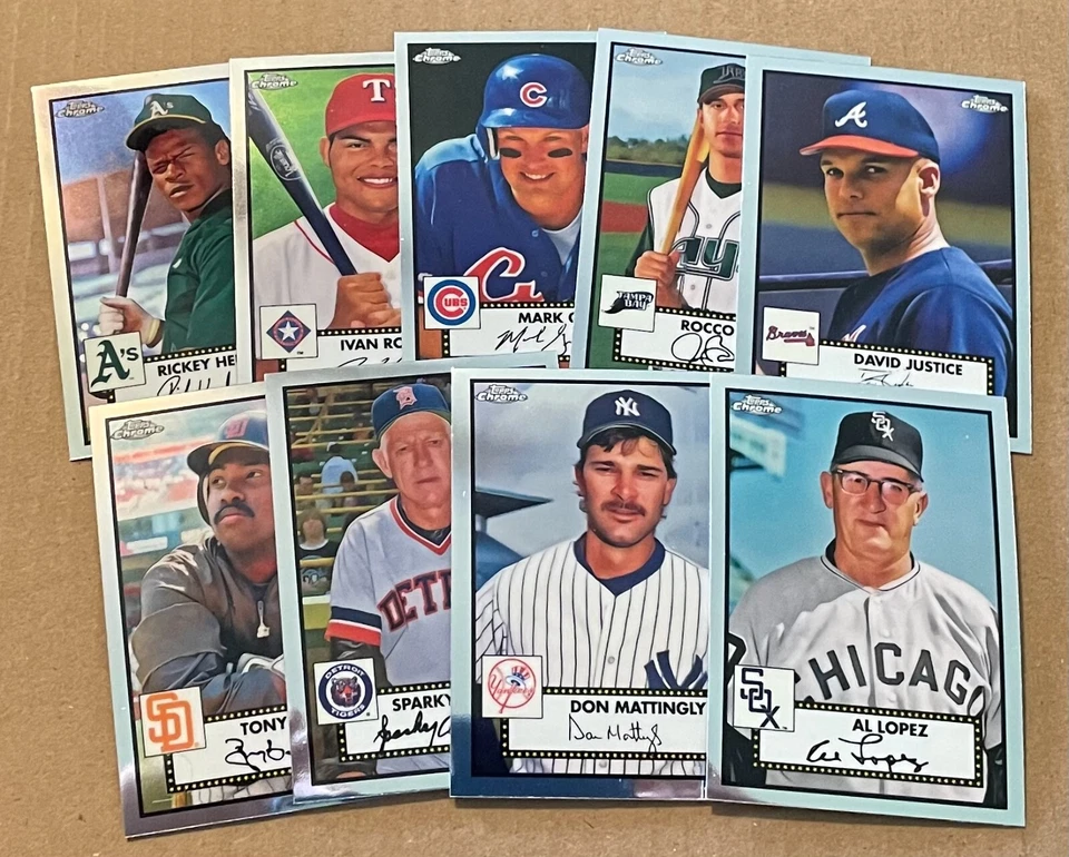 2021 Topps Chrome Platinum Anniversary Complete Your Set 501-700 - Image 1 of 1