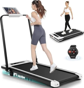 2.5HP Under Desk Treadmill with Incline Walking Pad 7.5mph Electric Treadmill~ - Picture 1 of 75