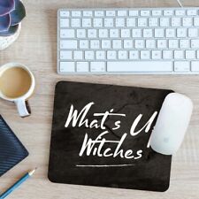 What's Up Witches Funny Halloween Mouse Mat Pad 24cm x 19cm