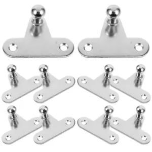 10 Pezzi Staffa per Borchie a Sfera Supporto per Puntone Sollevamento Molla Supporti Gas Staffe - Foto 1 di 12