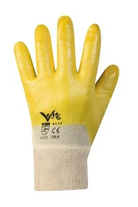 Guanti da lavoro G/121 supporto cotone e NBR giallo - Foto 1 di 1