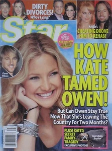 KATE HUDSON Nov. 2006 STAR Magazine NICOLE KIDMAN / OWEN WILSON / RACHEL WEISZ - Picture 1 of 1