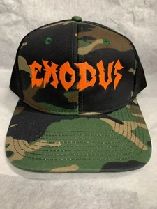 Exodus Camo Hunter Series Hat Death Metal New - Picture 1 of 4