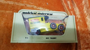 MM - Matchbox Models of Yesteryear Y-5 1927 Talbot gelb #253 - Bild 1 von 2