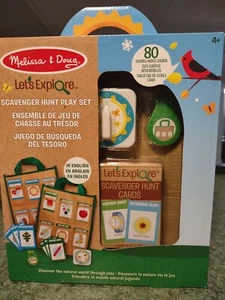 Melissa & Doug Lets Explore! Indoor/Outdoor Scavenger Hunt Play Set Ages 4-8 NEW - Picture 1 of 2