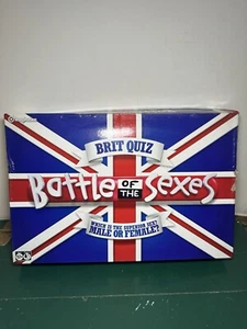 Battle Of The Sexes-Brit Quiz Board & Card Game 2-8 Players- Complete Set 12+ - Picture 1 of 19