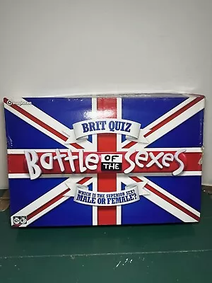 Battle Of The Sexes-Brit Quiz Board & Card Game 2-8  Players- Complete Set 12+ - Image 1 of 4