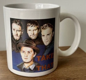TAKE THAT Gary Barlow, Jason Orange, Mark Owen, Howard Donald ceramic MUG - Picture 1 of 1