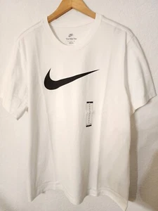 Camiseta de algodón para hombre Nike Sportswear Icon Swoosh talla XL DC5094-100 nueva con etiquetas - Imagen 1 de 2