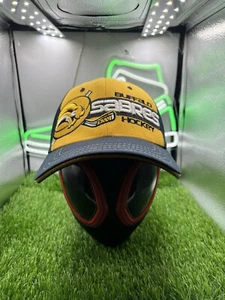 NHL Buffalo Sabres Slug Logo Yellow Zephyr Fitted Size Small Hat Cap Hockey - Picture 1 of 6