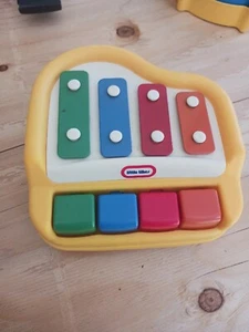 LITTLE TIKES Piano Xylophone Tap a Tune Red Toddler Musical BABY Toy VINTAGE - Picture 1 of 4